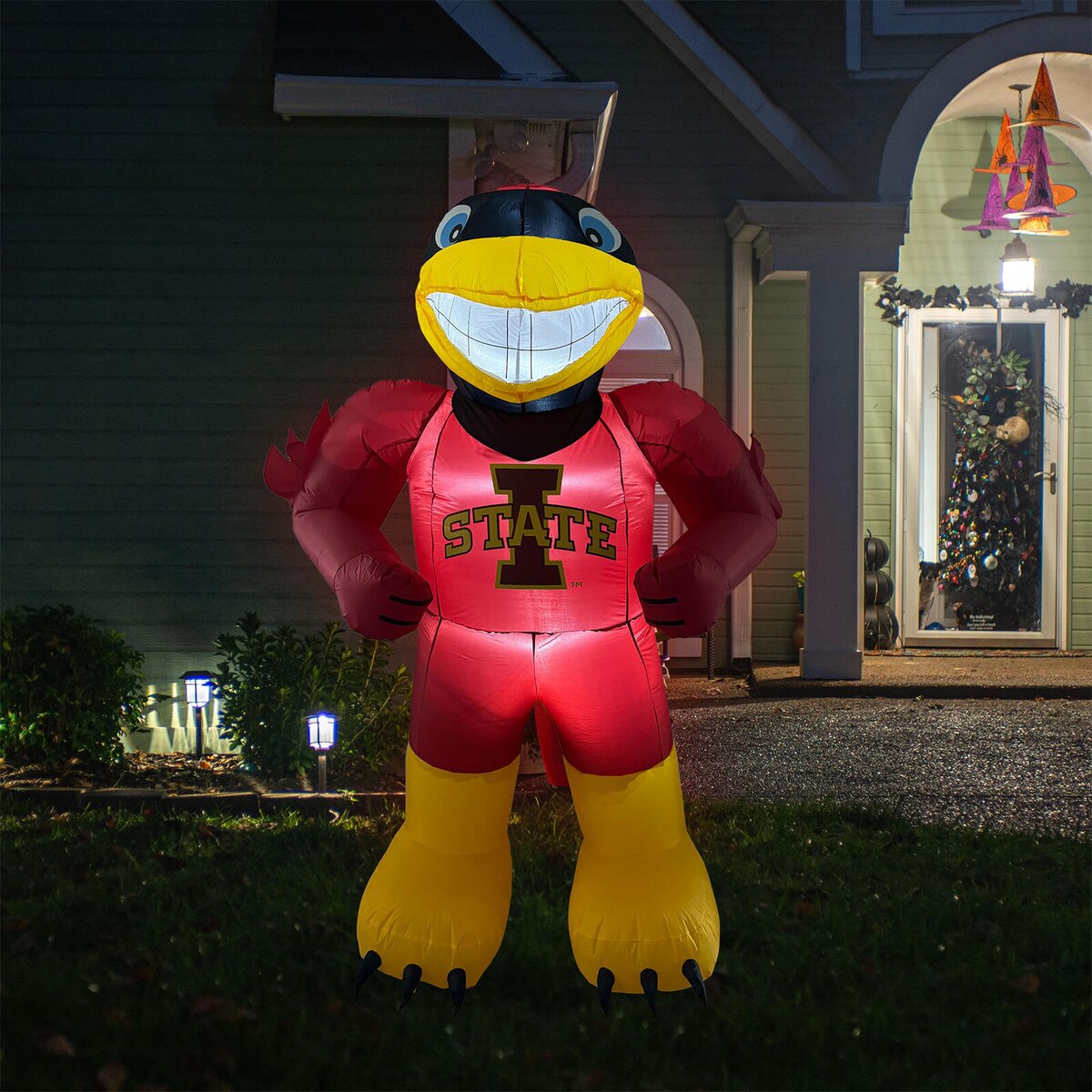Inflatable Illuminated Mascot Cy (7'x3')
